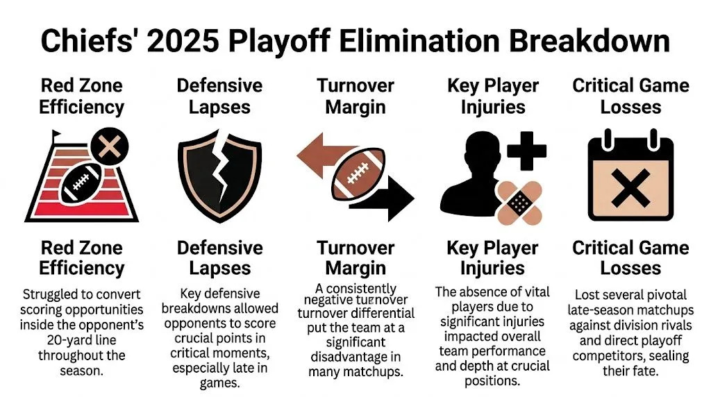 Infographic showing key reasons for the Chiefs