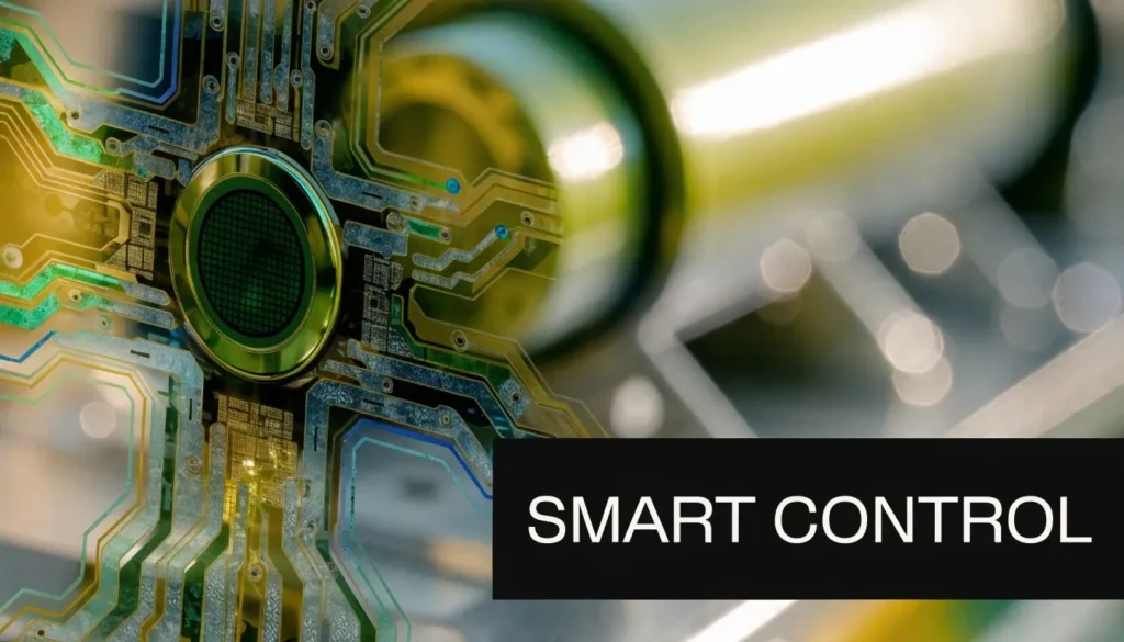 How Do Lithium Batteries Work? Your Complete Guide Close-up of advanced battery circuitry and sensor technology with “SMART CONTROL” text overlay.