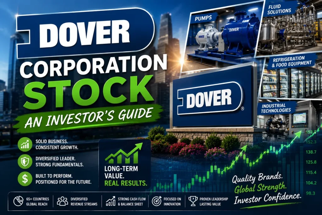 Dover Corporation Stock an Investor's 2026 Guide Dover Corporation stock investor guide with growth chart, industrial equipment, and long-term value investing theme.