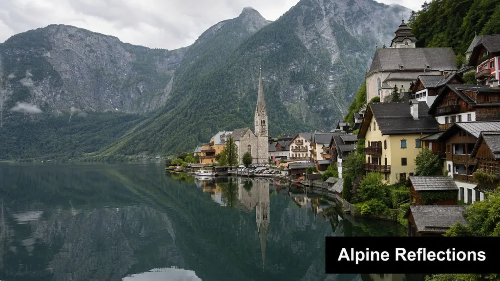 10 Hidden Gems in Europe to Discover in 2026 Hallstatt village beside a mirror-like alpine lake, with mountains and a church reflected in calm water.