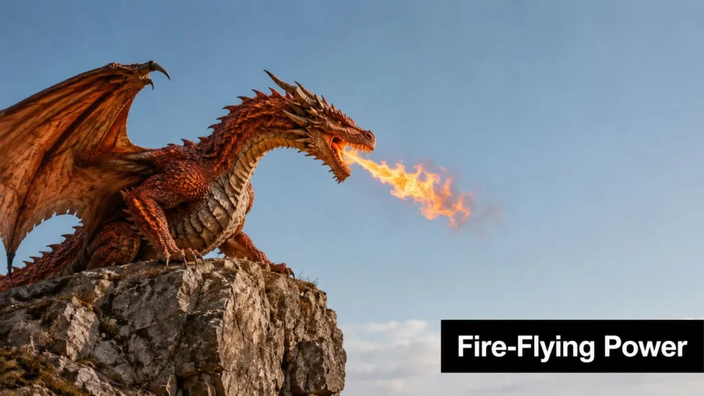 The 10 Best Pokemon of All Time: A 2026 Ranking Red winged dragon perched on a rocky cliff, breathing a stream of fire into the sky.