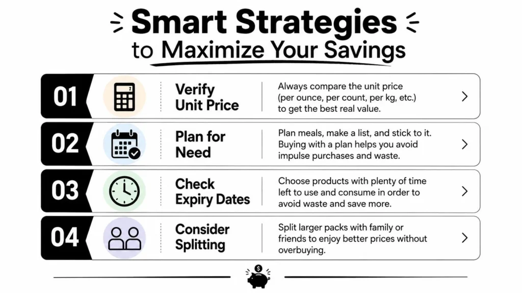Buy 2 Get 1 Free: Maximize Your Savings in 2026 Smart savings strategies: compare unit prices, plan purchases, check expiry dates, and split larger packs to reduce costs.