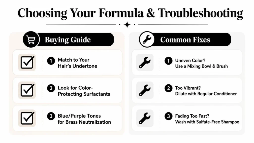 Color Depositing Shampoo: How to Get Perfect Results Color depositing shampoo buying guide with tips for choosing the right formula and fixing uneven, vibrant, or fading color.